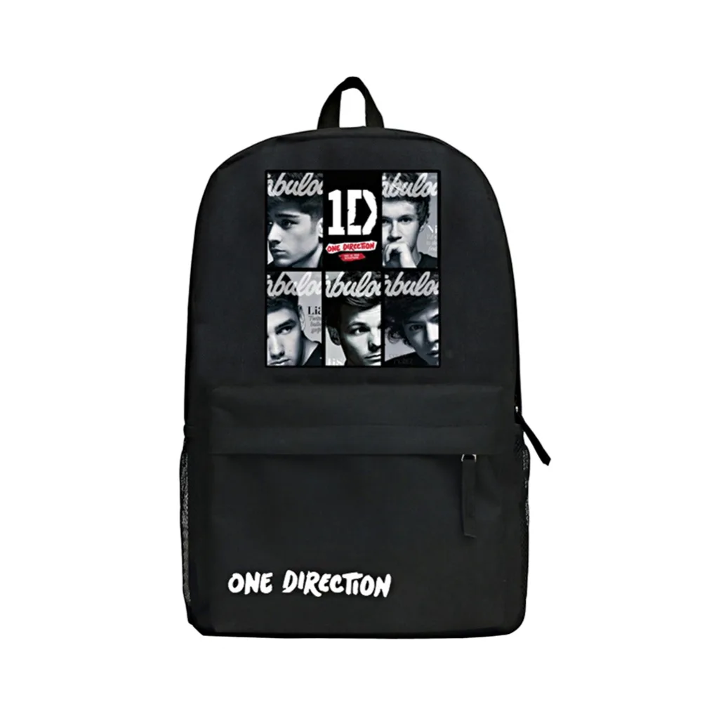 

Zshop What Makes You Beautiful Boy's Backpack One Direction Daypack Fashion Famous Singer 1D Backpack Cool High School Bag