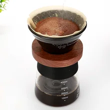 Популярный новейший стеклянный капсула керамический ручной промывки кофейник, набор Стеклянная емкость для совместного использования капельного пробивного стакана кофейных чашек