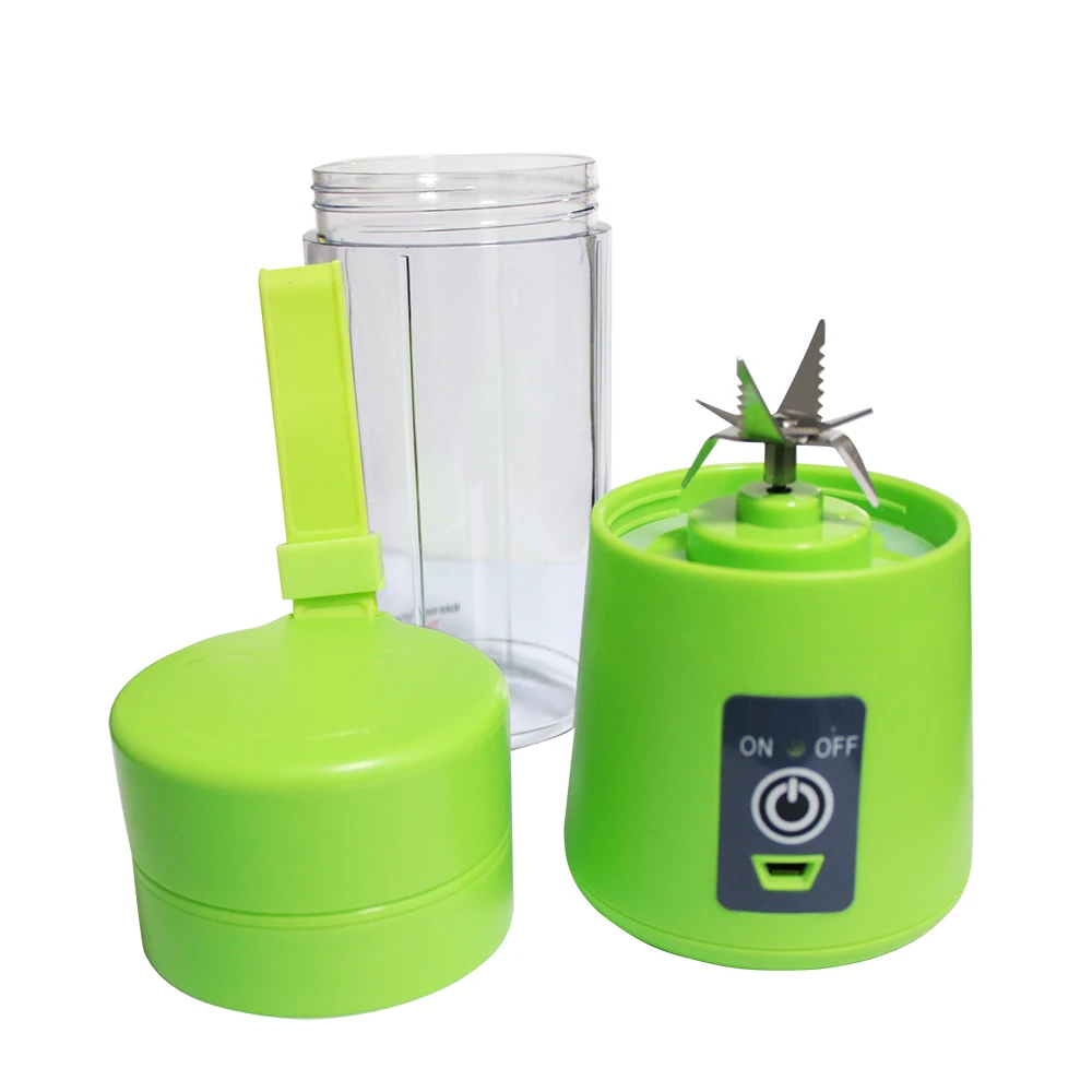  400ml Portable Juice Blender USB Juicer Cup Multi-function Fruit Mixer Six Blade Mixing Machine Smo