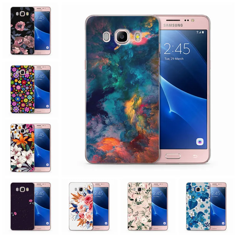 Case For Samsung Galaxy A3 A5 2016 2015 2017 prime J1 J3 J5 J7 TPU Colorful Froral Soft Painted Design Shell Cover Fundas N123 |