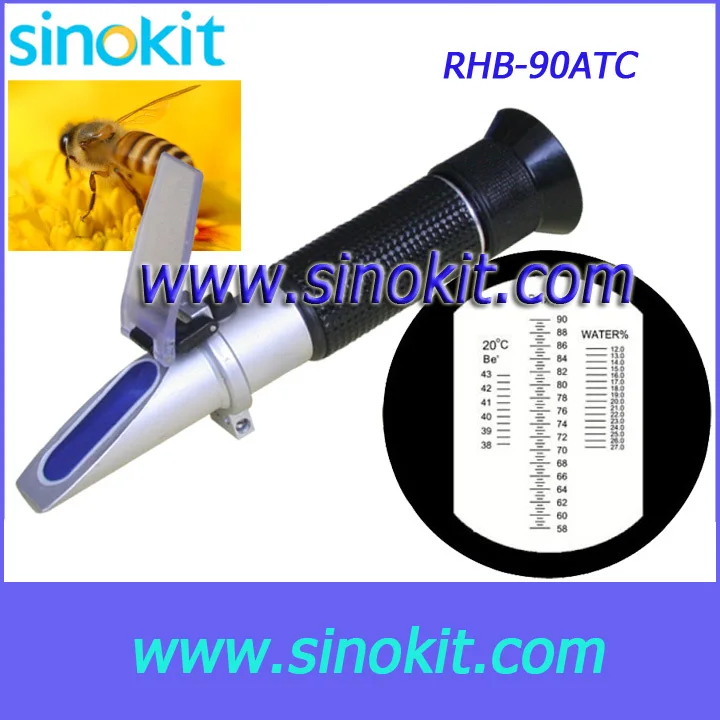 

Wholesales Hand-held Honey Refractometer package without calibration oil - RHB-90ATC