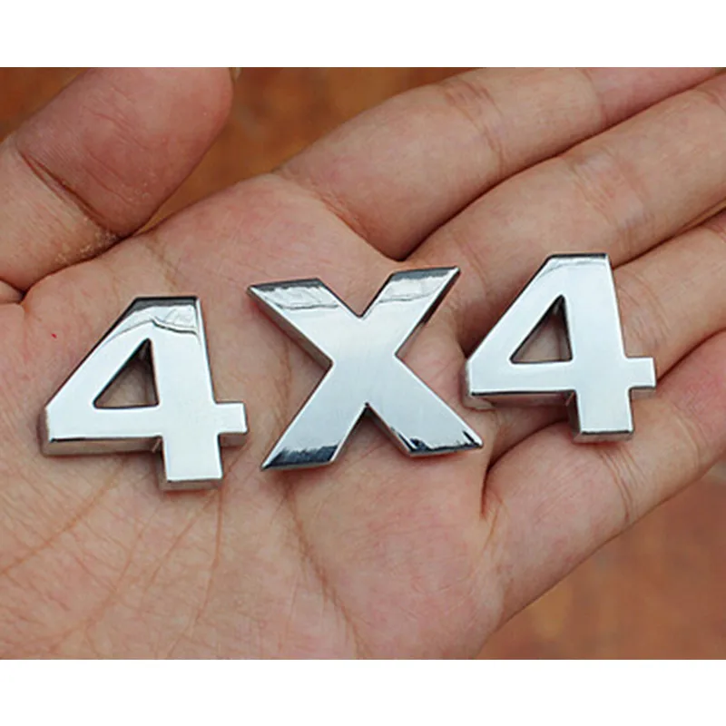 4X4 логотип хромированная наклейка тюнинг украшение эмблема стикеры 14 8 см