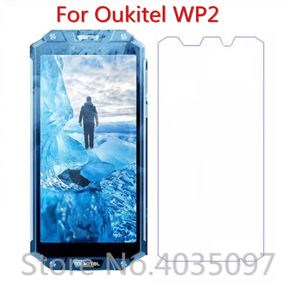 2.5D 9H Glass For Oukitel WP2 Screen Protector Tempered Anti-Scratch Protective Film | Мобильные телефоны и аксессуары