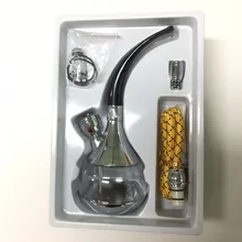 Чувствовать себя освежающий кальяны водопровод воды для стеклянной трубы стекло кальян цикл двойной кальян Подарочная коробка посылка Чичи кальяна