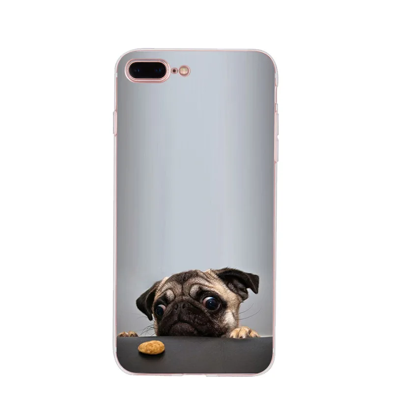 Роскошный модный чехол для телефона MaiYaCa с милым животным Мопсом для Apple iphone 11 pro 8 7 66S Plus X 5S SE XR XS MAX