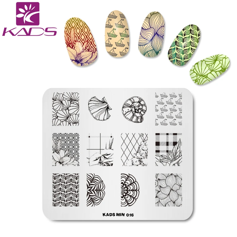 Kads ネイルスタンププレート花ファッションデザインマニキュアステンシルスタンプ爪甲マニキュアネイルアートテンプレート Nail Art Templates Design Templatesfashion Templates Aliexpress