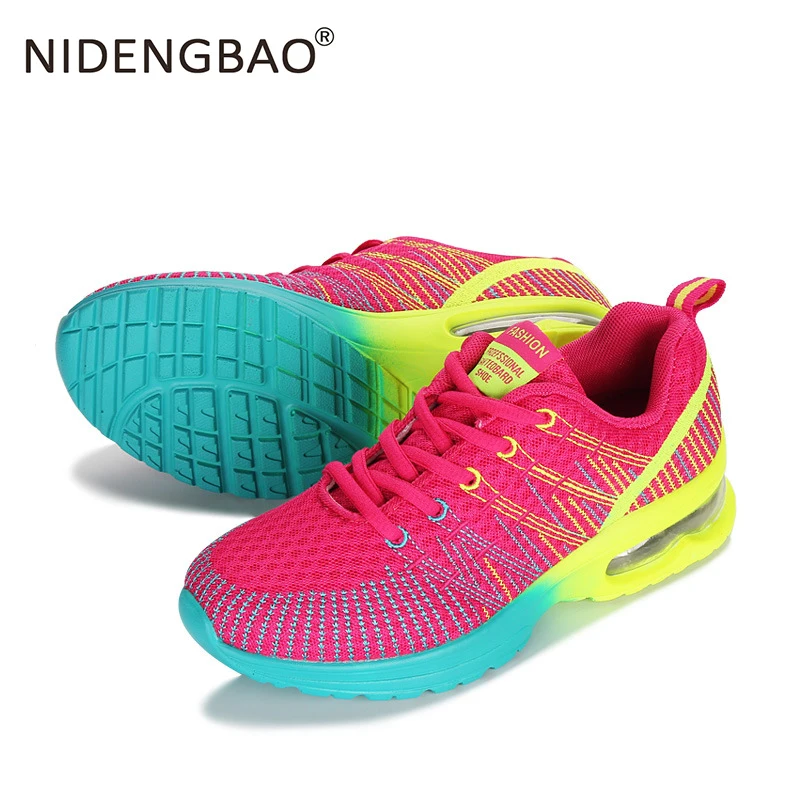 

Women's Running Shoes Breathable Air Cushion Sneakers Lightweight Wave Pattern Sports Shoes for Female Jogging Walking Shoes