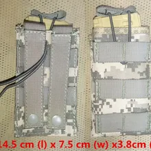 Тактический Molle M4/M16 5,56 мм Mag Открытый Чехол com Shockcord банджи удержание para страйкбол пейнтбол