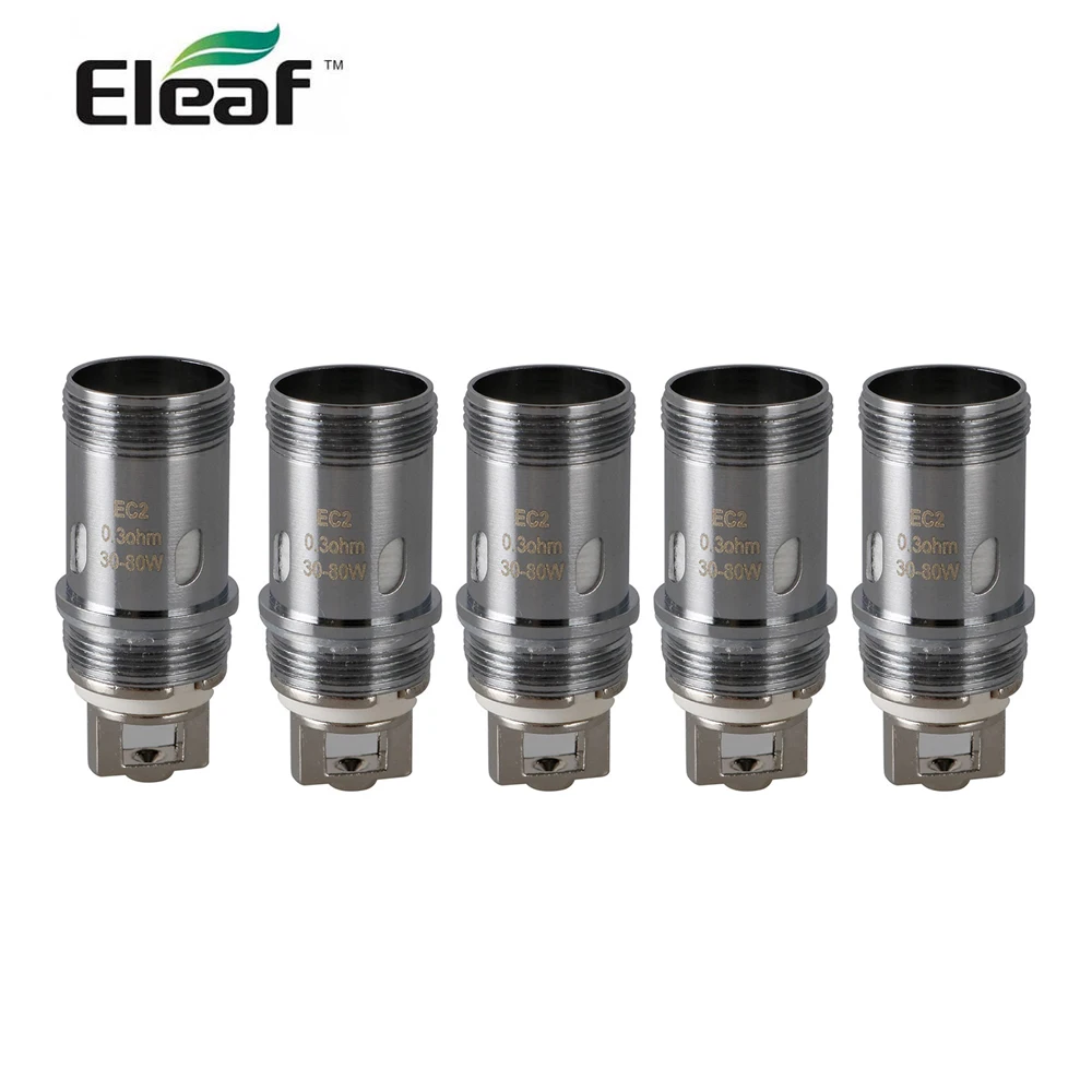 5 шт. Eleaf Melo 4 атомайзер головка EC2 катушка головка 0.3ом/0.5ом головка для Eleaf Melo 4 атомайзер iKuun комплект Электронная сигарета катушка