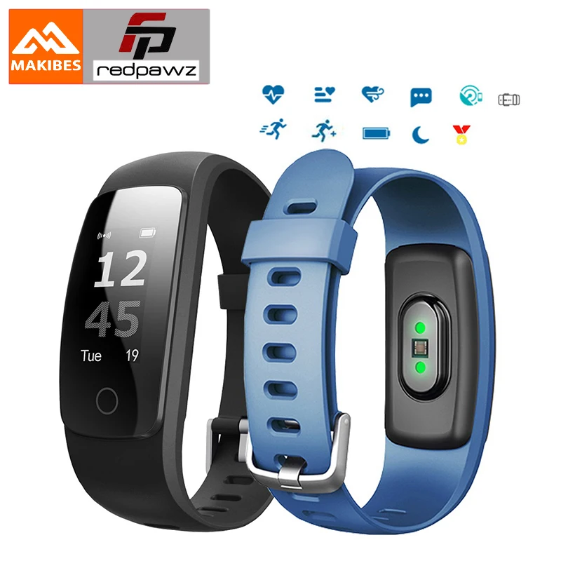 Makibes ID107 плюс HR Bluetooth SmartBracelet Smart пульсометр Мульти Спорт Фитнес руководствоваться