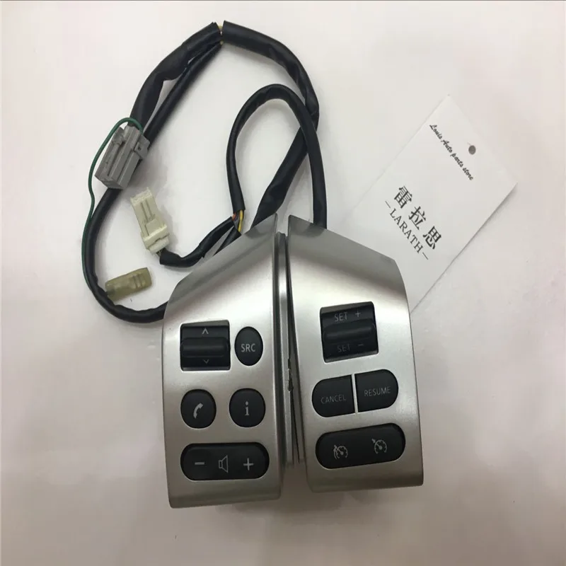 Botones de accesorios de estilo de coche para Nissan LIVINA y para Nissan TIIDA y silphy botones de control del volante con luz negra Botones de accesorios de estilo de coche para Nissan LIVINA y para Nissan TIIDA y silphy botones de control del volante con luz negra