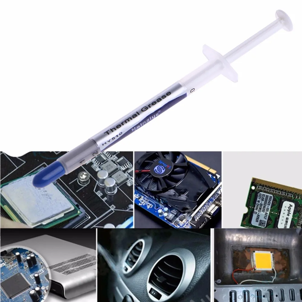 

10Pcs/Set HY510 Thermal Grease Compound Silicone CPU Heat Sink Cooling Paste