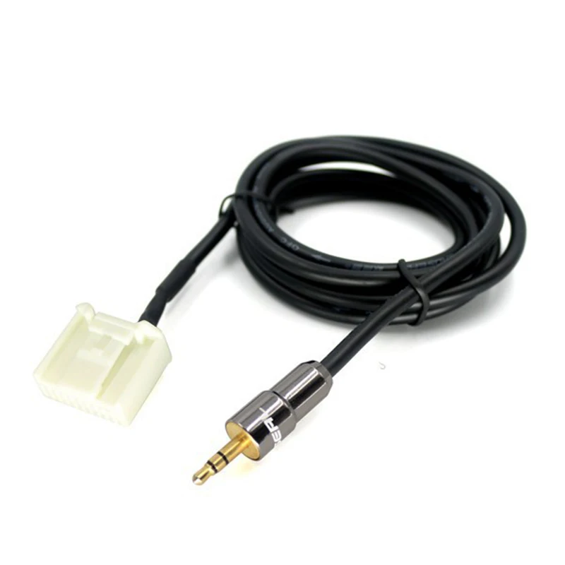 3.5mm Jack AUX IN Audio Input Adapter MP3 Player Phone Cable For Toyota