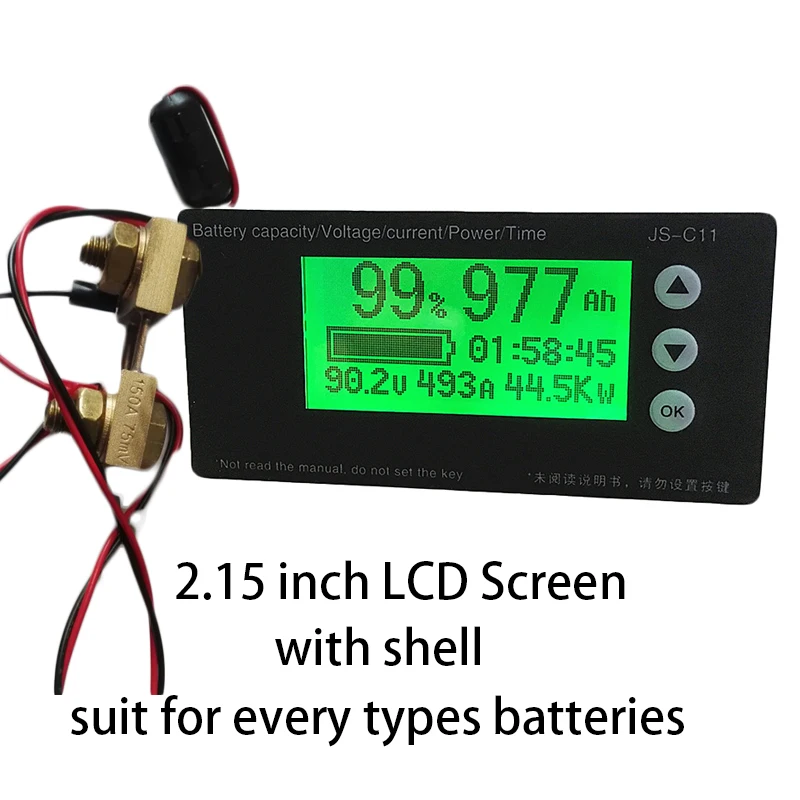 Измеритель Coulomb 30 А 100 а индикатор емкости аккумулятора монитор литий ионный