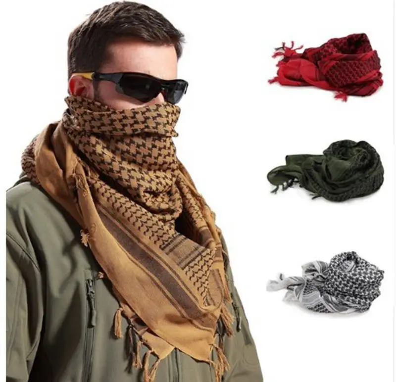 

Hot!Disguise Scarfs Shemaugh Turban headscarf US Army Arab SAS Shemagh Yashmagh Arafat BlackHawk Tactical cravat ,Free shipping!