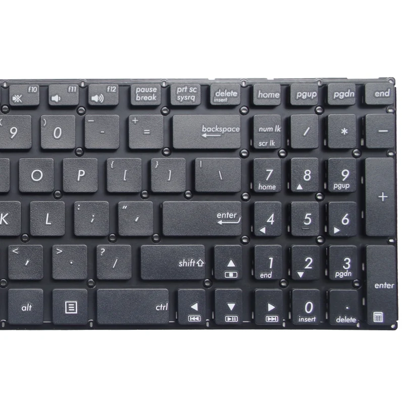  YALUZU US laptop keyboard FOR ASUS F555 F555L F555LA F555LB F555LC F555LD F555LJ BLACK