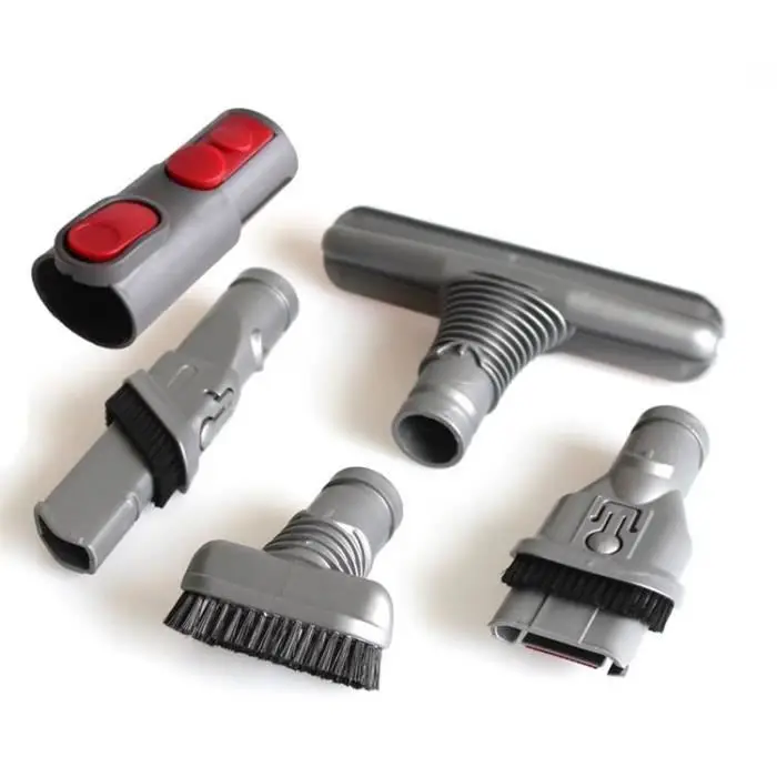 

5pcs Replacement Connector Adapter converter for Dyson V7& V8 Cord-Free Vacuum Cleaner Stiff Bristle Brush Cleaning Accessories