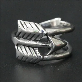 

Support Drop Ship Arrow Punk Style Ring 100% 316L Stainless Steel Jewelry Men Boys Cool Ring