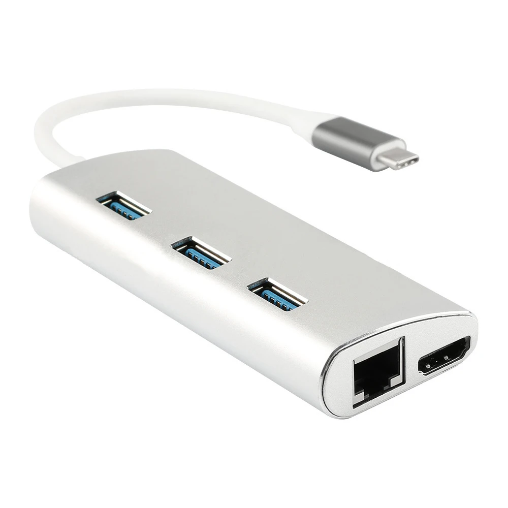 8 в 1 USB C док станция/USB Тип многопортовый адаптер к HDMI 4K/PD зарядный порт/USB 3 0/RJ45 Gigabit