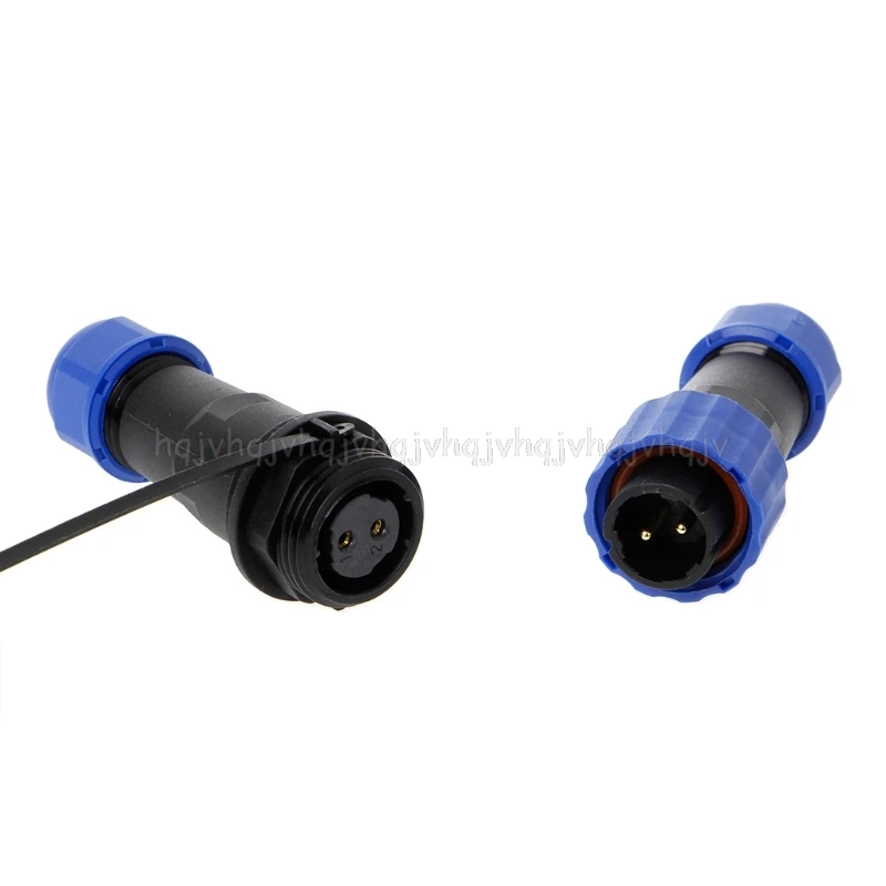 

NEW IP68 SP16 2Pin/3Pin/4Pin/5Pin/6Pin/7Pin/9Pin Waterproof Air Plug Socket LED Connector JUL04