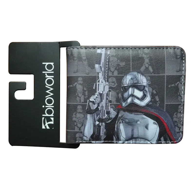 

Hot Anime Star Wars Wallets carteira PU Leather Purse Dollar Price Card Holder Bags Creative Gift Men Women Short Wallet