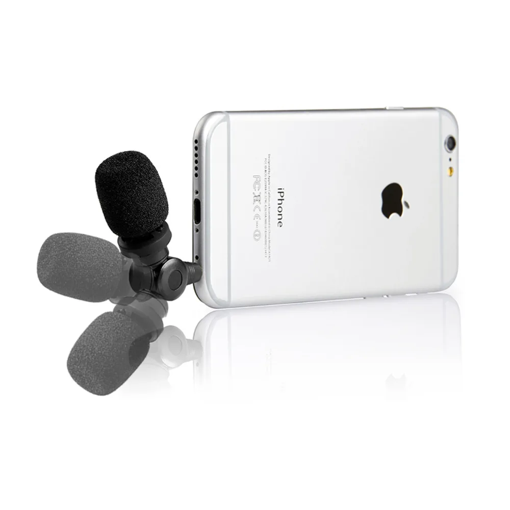 Saramonic iMic компактный мини направленный микрофон для Apple iPhone 7s 6s 7 6 plus Samsung Huawei HTC