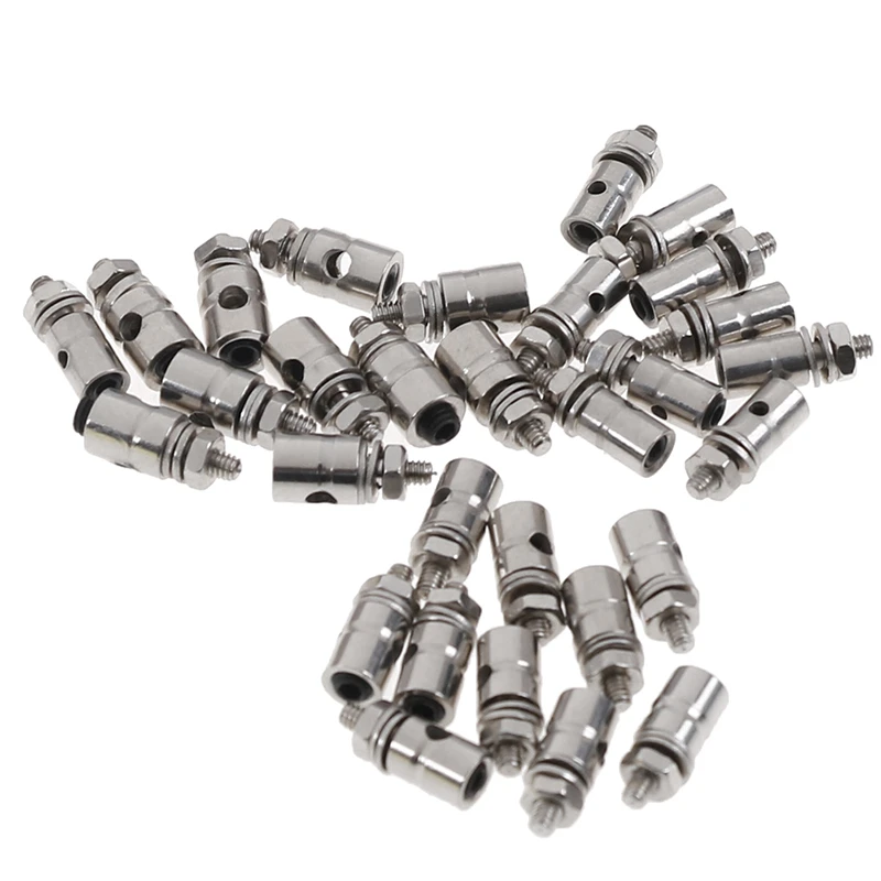 10Pcs RC Airplane Boat Pushrod Linkage Stopper Servo Connect hu