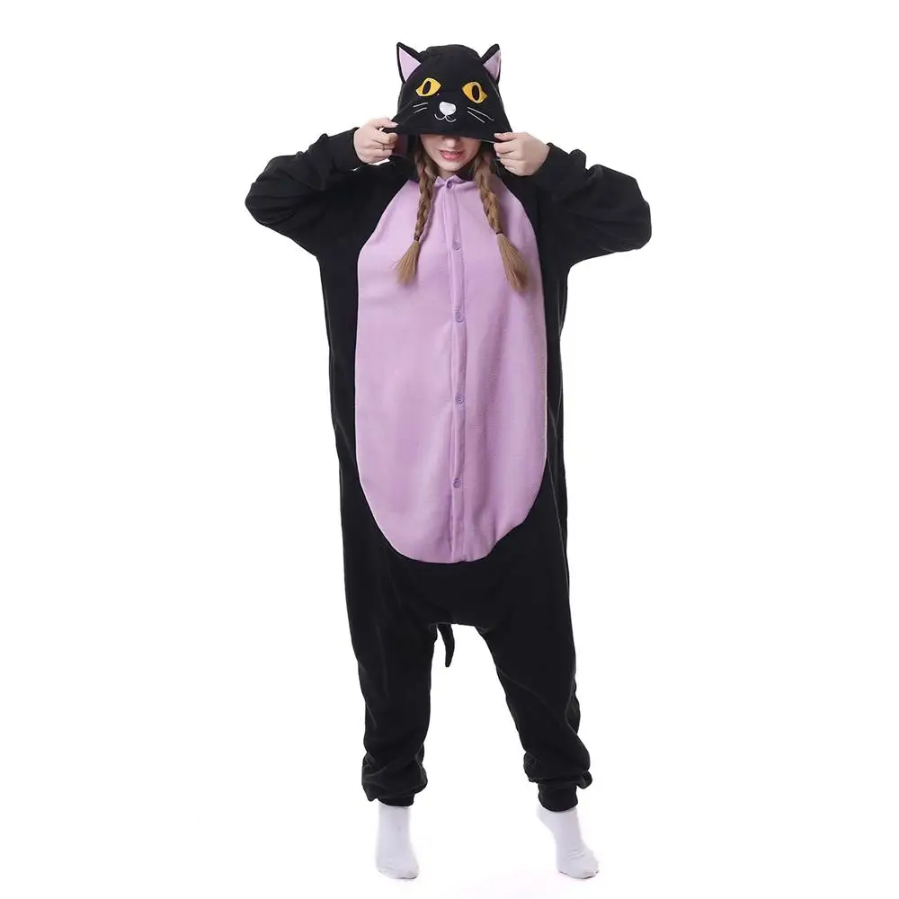 Кигуруми взрослый черный медведь Кумамон комбинезон для костюмированного представления костюм пижамы для женщин мужчин - Цвет: Серебристый