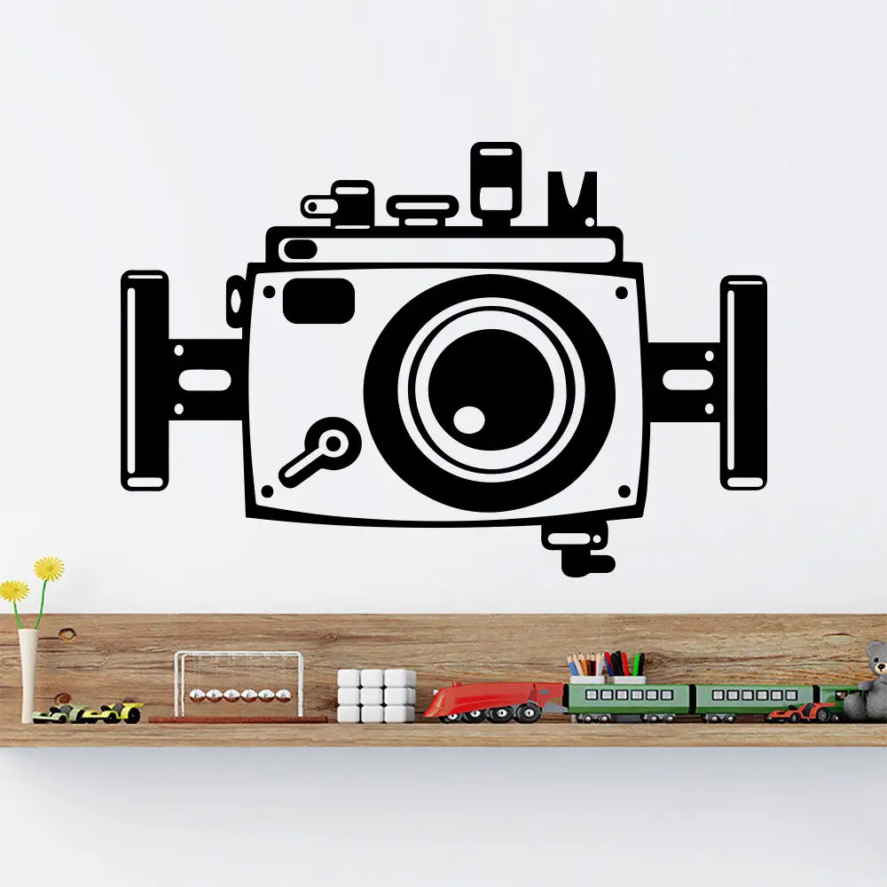 Wall Decals Camera Photo Technique Decal Living Room Vinyl Sticker