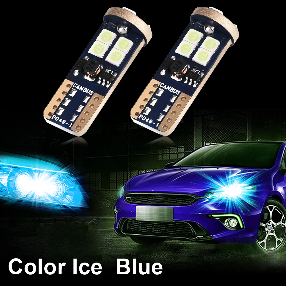 Urbanroad 2 шт. T10 3030 SMD W5W светодиодный автомобильный парковочный светильник супер яркий CANBUS автоматическая лампа для чтения