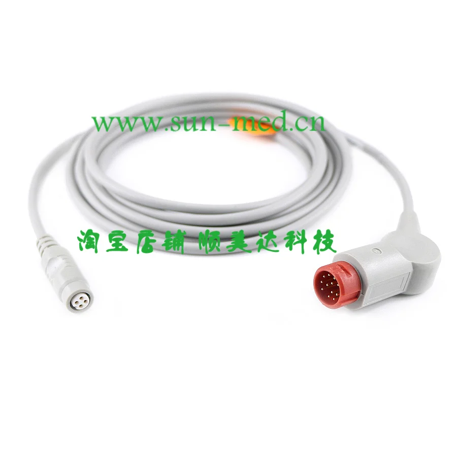

Compatible IBP Adapter Cable for use with B.Braun transducer for Philips patient monitor