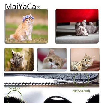 

MaiYaCa My Favorite A cat with a wreath Mouse Pad for Laptop Size for 18x22cm 25x29cm Rubber Rectangle Mousemats