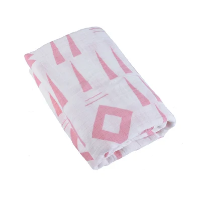 Oganic хлопок детская муслиновая пеленка одеяло, похожее на современный борп одеяло для новорожденных получения одеяло дышащее полотенце обёрточная бумага - Цвет: SJ0026
