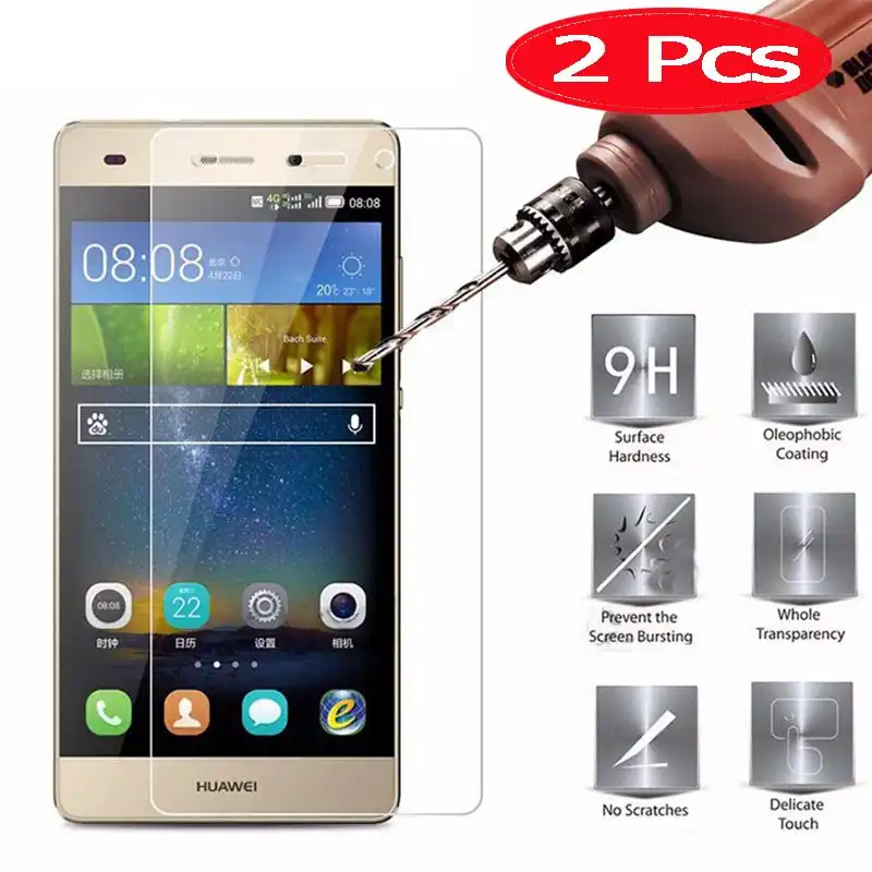 PROTECTOR CRISTAL TEMPLADO VIDRIO PANTALLA PARA HUAWEI P8 LITE 2015