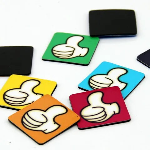 

4*3.5cm Creative Color Thumbs Magnetic Stickers MINI Fridge Magnet Encourage Children Toys 20pcs/lot FM108