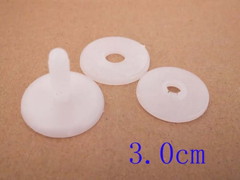 50Sets  30mm White Toy Doll Joints Beads For DIY Children Toys Doll Making Craft