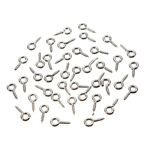 100 шт Крошечный маленькие Мини булавки с глазком Eyepins крючки станок и проушины