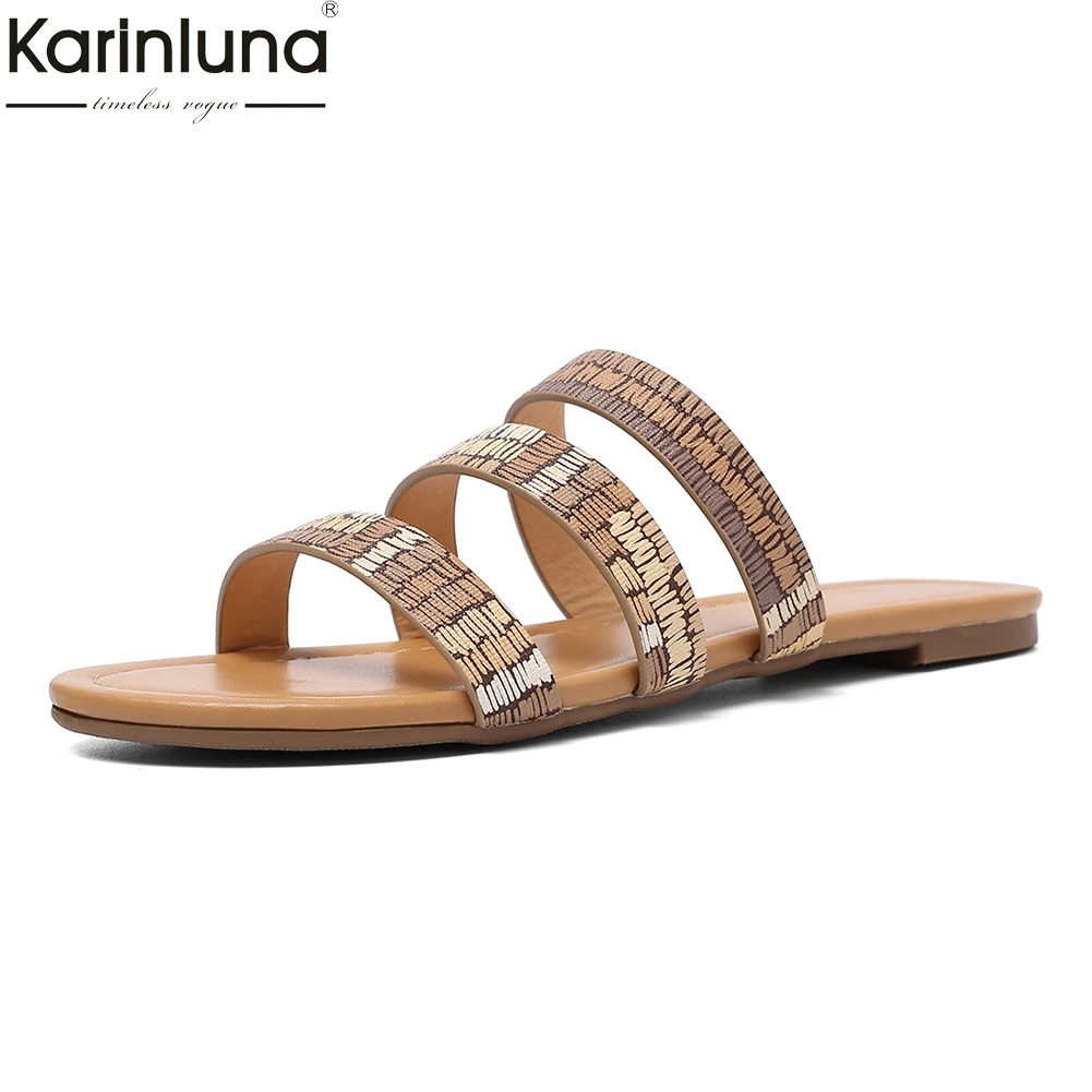 

fashion big size 36-43 INS 2019 hot comfortable woman shoes women slides flat with outdoor shoes woman slippers