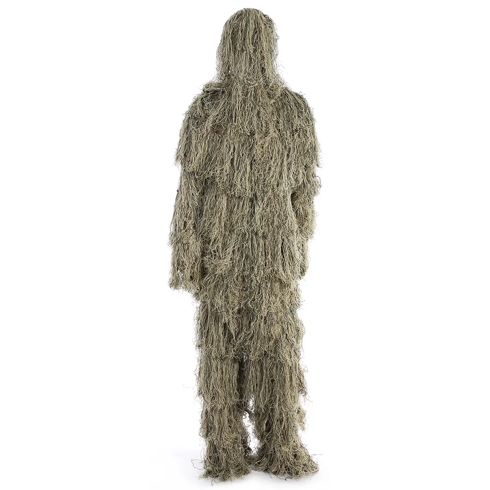 Outlife джунгли Охота лесной Снайпер Ghillie костюм комплект тактический камуфляж Костюмы для Охота Стрельба за птицами - изображение
