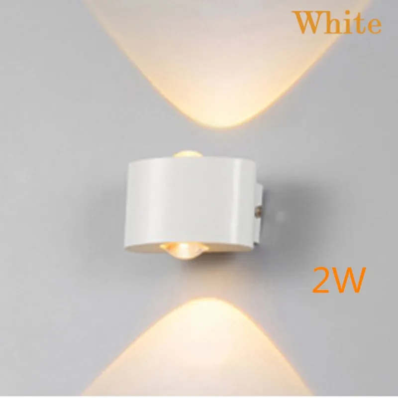 

2W 4W Kenlux Modern up down waterproof Led Wall Lights indoor outdoor WW/WH AC85-265 high lumen Porch Lamp Bedroom lighting
