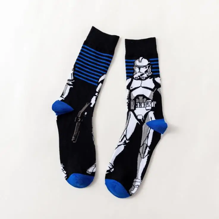 Чулки из фильма «Звездные войны», Мастер Йода R2-D2, носки для костюмированной вечеринки, носки для косплея, носки для мужчин и женщин, носки для весны, осени и зимы - Цвет: BXQ8
