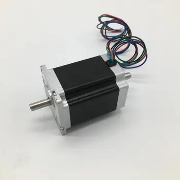 

Nema23 Stepper Motor 8mm Dual Shaft 57*56mm 3A 1.2Nm 172Oz-in 2ph 4 Wires High Torque for CNC Router Lathe