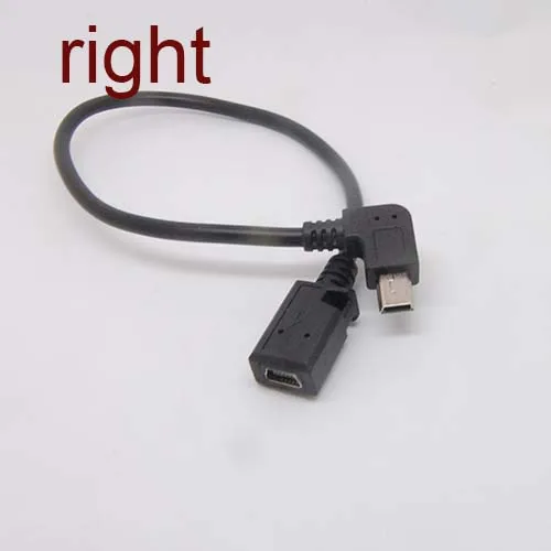 Премиум мини USB папа под прямым углом к Mini Женский адаптер Конвертеры|mini usb|usb male to