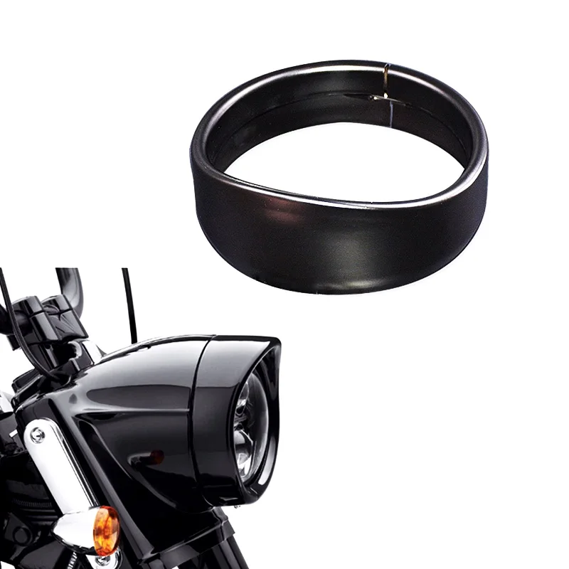 FADUIES для Harley Sportster 883 XL883 1200 Low XL1200L Dyna Softail Iron XL 5 3/4 дюймов. Козырек фары| |