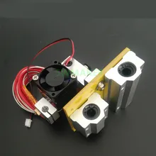 Reprap Prusa i3 3D части принтера оси X металла каретка экструдера с V6 Боуден кормления hotend из алюминиевого сплава для MK8 exturder