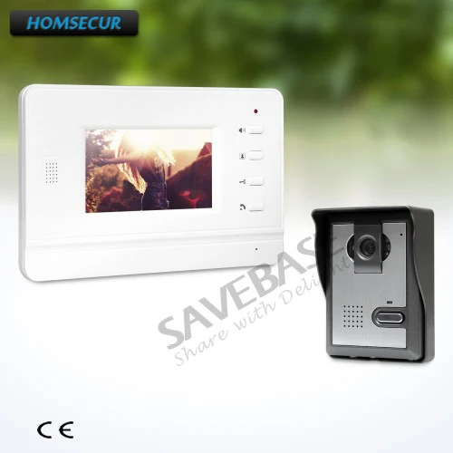 

HOMSECUR 4.3inch Video Door Phone Intercom System with IR Night Vision for Home Security XM402+XC005
