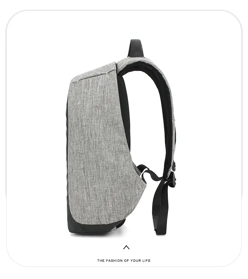 UZUKO унисекс 15,6 рюкзаки для ноутбука с USB зарядкой для Macbook Подростковая сумка мужская Mochila Повседневный дорожный мужской рюкзак безопасный анти вор