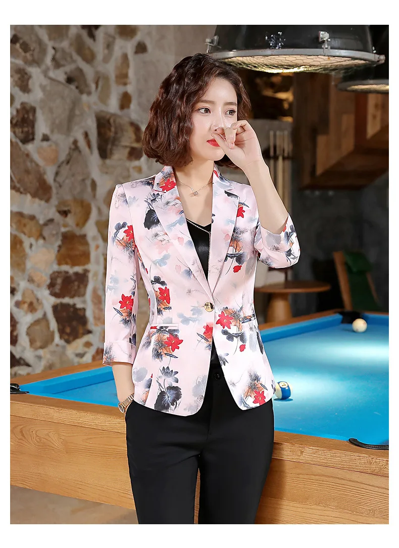 IZICFLY Spring Summer Formal Women Jacket Uniform Elegant Feminina Business Veste Femme White Pink Blazer Dress Suit Plus Size IZICFLY Spring Summer Formal Women Jacket Uniform Elegant Feminina Business Veste Femme White Pink Blazer Dress Suit Plus Size