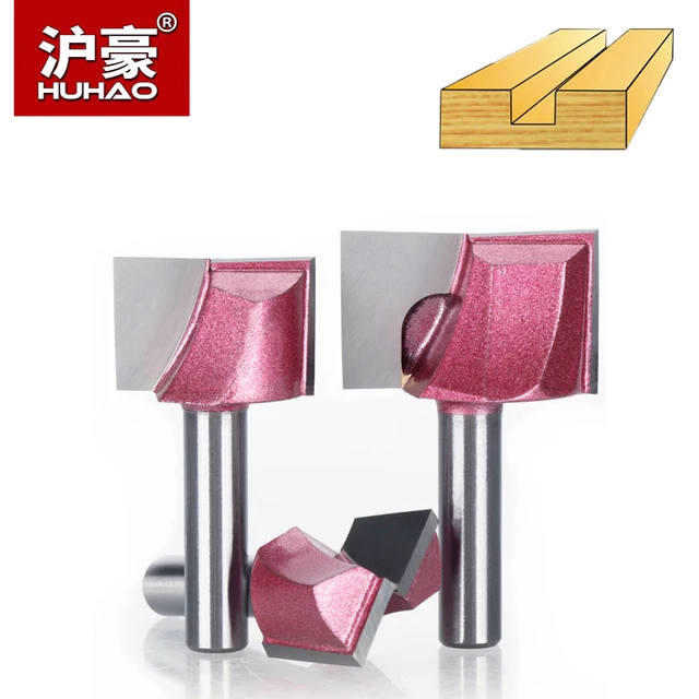 US $5.33 HUHAO 1pc Shank 8mm CNC Cleaning Bottom Router Bit Woodworking Tools Bits For Wood Double Flute Car