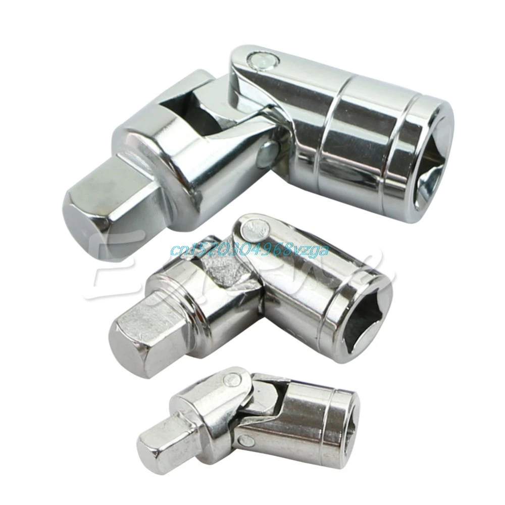 

Ratchet Angle Extension Bar Socket Adapter Universal Joint Set 1/4" 3/8" 1/2" #H028#